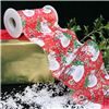 Order  Christmas Ribbon - Red Snowman